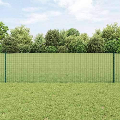 Zavarena žičana ograda s 22 U stupova Zelena 0.6x50 m Čelik Cijena