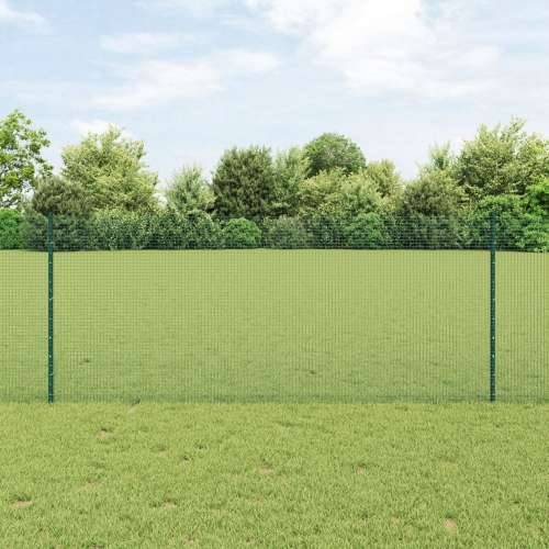 Zavarena žičana ograda s 22 U postova Zelena 1x50 m Čelik Cijena
