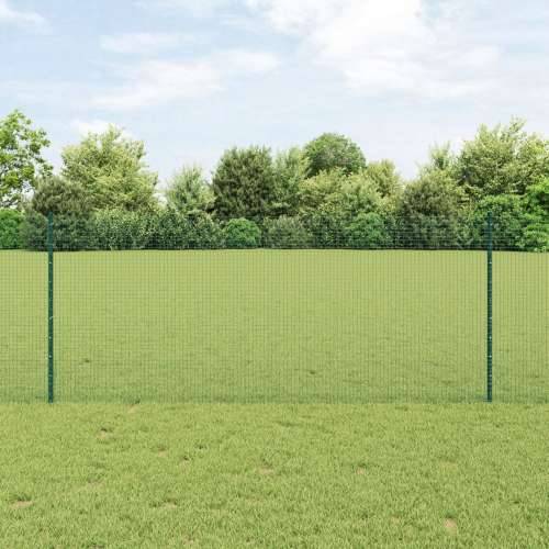 Zavarena Žičana Ograda sa 22 U Stuba Zelena 1x50 m Čelik Cijena