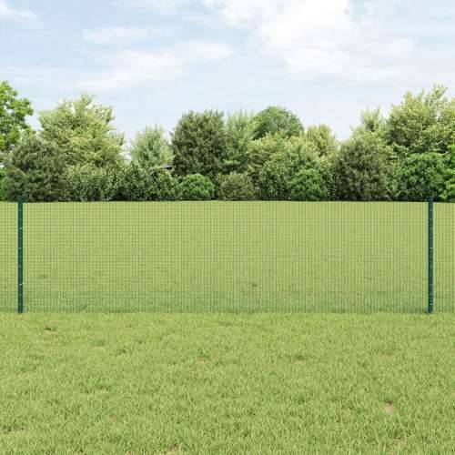 zavarena žičana ograda s 44 U postovima Zelena 0.6x100 m Čelik Cijena