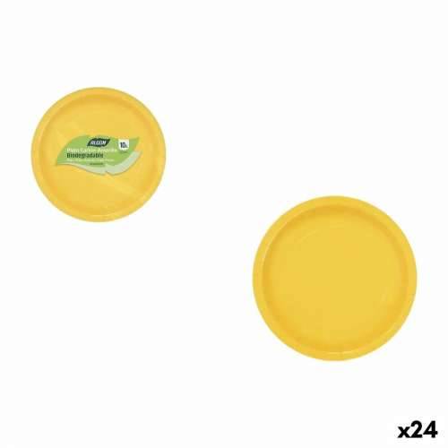 Set tanjura Algon Rumena 20 cm 10 Dijelovi (24 kom.) Cijena