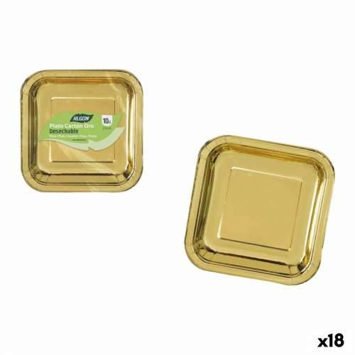 Set tanjura Algon zlatan 23 cm 10 Dijelovi (18 kom.) Cijena