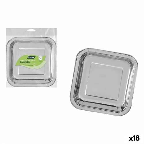 Set tanjura Algon Srebrna 26 cm 3 Dijelovi (18 kom.) Cijena