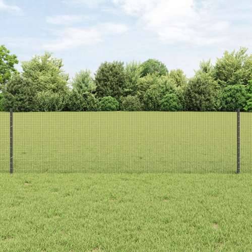 zavarena žičana ograda s 5 U postova siva 0.6x10 m čelik Cijena