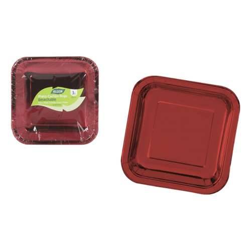 Set tanjura Algon Crvena 26 cm 3 Dijelovi (18 kom.) Cijena
