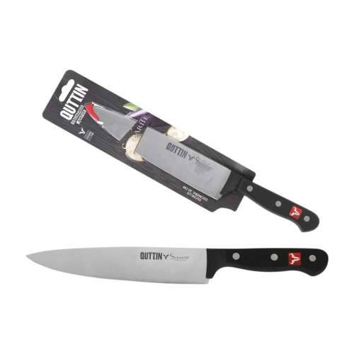 Kuhinjski Nož Quttin SYBARITE Crna Srebrna 20 cm (8 kom.) Cijena