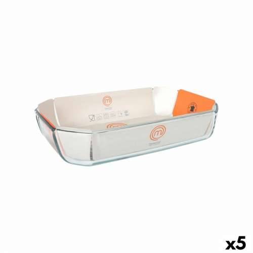 Posuda za Pečenje MasterChef Pravokutno 3,2 L 33 x 22 x 6,5 cm 33 x 22 cm (5 kom.) Cijena