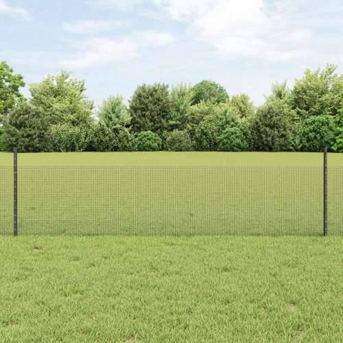 Set ograde za piletinu Set od 2 Siva Metal, Plastika 25 x 0.5 m Cijena