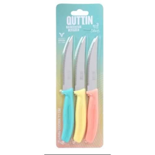 Kuhinjski Nož Quttin Basic 11 cm 3 Dijelovi (18 kom.) Cijena