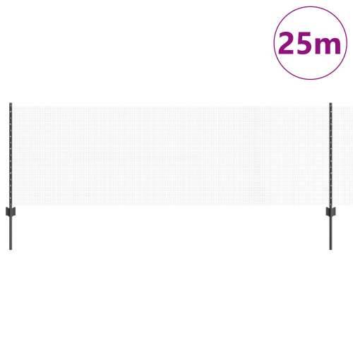 Zavarena žičana ograda s 11 U stupova, Siva 0.8x25 m, Čelik Cijena