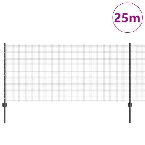 set ograde za vrt Set od 2 Siva Pocinčana čelika 25 x 1 m Cijena