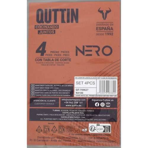 Set Noževa Quttin Nero 4 Dijelovi (6 kom.) Cijena