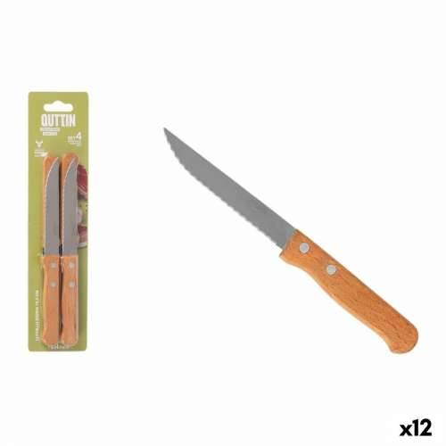 Set za Moževa za Meso Inde Natura Smeđa Srebrna 10,5 cm višenamjenski 4 Dijelovi (12 kom.) Cijena