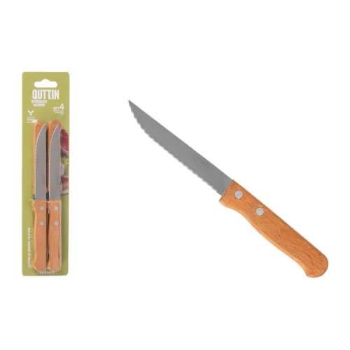 Set za Moževa za Meso Inde Natura Smeđa Srebrna 10,5 cm višenamjenski 4 Dijelovi (12 kom.) Cijena