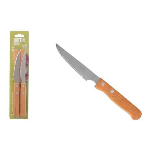 Set za Moževa za Meso Inde NATURA Smeđa Srebrna 10,5 cm 4 Dijelovi (12 kom.) Cijena