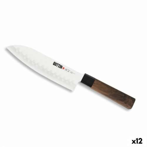 Kuhinjski Nož Quttin SANTOKU Takamura Smeđa Srebrna 17 cm (12 kom.) Cijena
