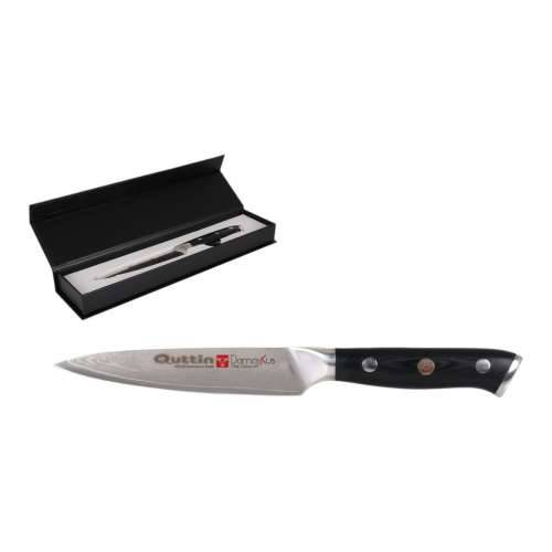 Kuhinjski Nož Quttin Damaskus Crna Srebrna 12 cm (2 kom.) Cijena