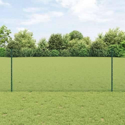 Ograde postova 5 kom U-kanal Zelena 100 cm Čelik, Šesterokutna ograda Zelena 1x10 m Čelik Cijena