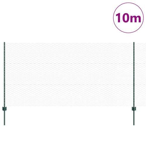 stupovi za ogradu 5 kom U-kanal zelena 120 cm čelik Cijena
