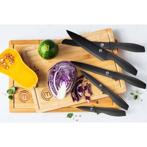 Kuhinjski Nož MasterChef Crna Srebrna 13 cm višenamjenski (24 kom.) Cijena