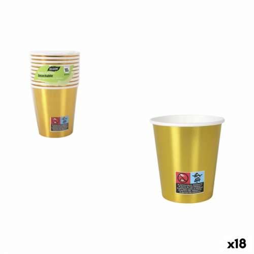 Set Čaša Algon zlatan 200 ml 10 Dijelovi (18 kom.) Cijena