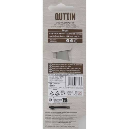 Kuhinjski Nož Quttin PETTY Takamura Smeđa Srebrna 9 cm (12 kom.) Cijena