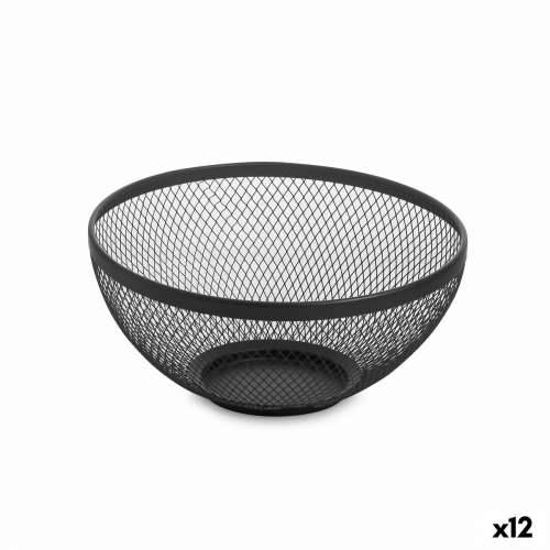 Posuda za Voće Confortime Crna Metal 26 x 12,5 cm (12 kom.) Cijena