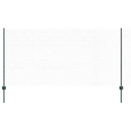 stupovi za ograde 11 kom U-kanal zelena 120 cm čelik Cijena
