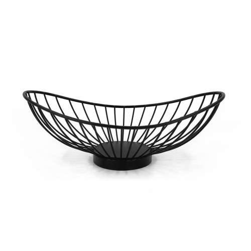 Košara za Kruh My Bar Crna Metal ovalno 25 x 13,5 x 9 cm (12 kom.) Cijena