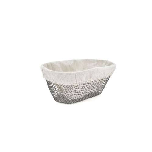 Košara za Kruh Metal ovalno 25 x 13 x 10 cm (18 kom.) Cijena
