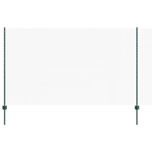 Ograda Postovi 11 kom U-Kanal Zelena 140 cm Čelik, Šesterokutna Ograda Zelena 1.4x50 m Čelik Cijena