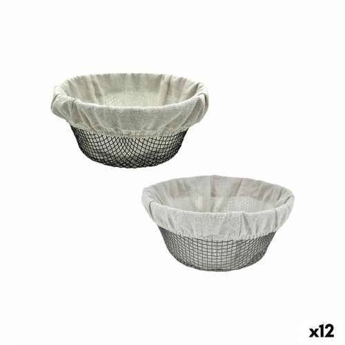Košara za Kruh Metal 23 x 23 x 10 cm (12 kom.) Cijena