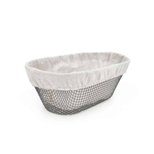 Košara za Kruh Metal ovalno 28 x 15 x 10 cm (12 kom.) Cijena