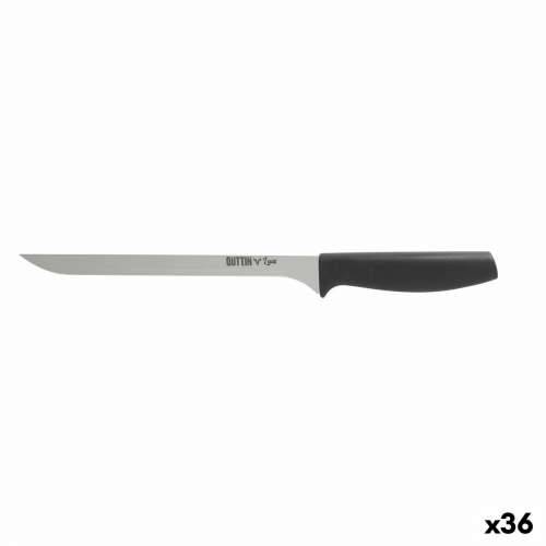 Nož za Pršut Quttin Laos 22 cm Crna Srebrna (36 Jedinice) Cijena