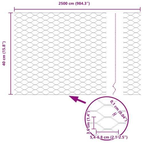 Stube za ograde 11 kom U-kanal siva 40 cm čelik, Hege ograda siva 0.4x25 m čelik Cijena