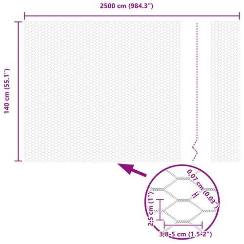 Stupovi za ograde 22 kom U-kanal Sivi 140 cm Čelik, Šesterokutna ograda Siva 1,4x25 m Čelik Cijena