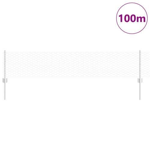 Stupovi za ograde 11 kom U-kanal siva 40 cm čelik, Šesterokutna ograda siva 0.4x100 m čelik Cijena