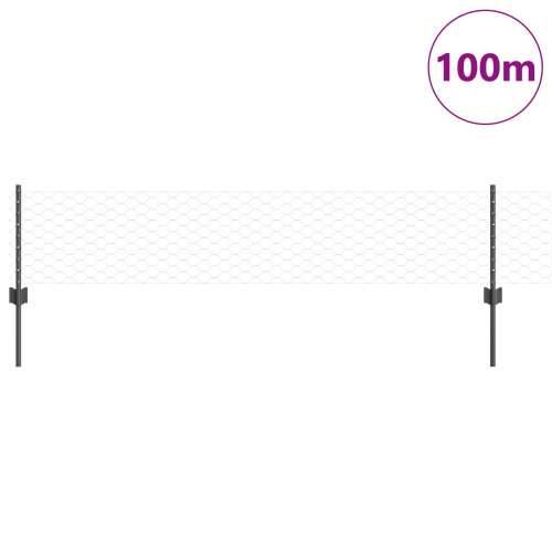 Stupovi za ograde 11 kom U-kanal Sivi 40 cm Čelik Cijena