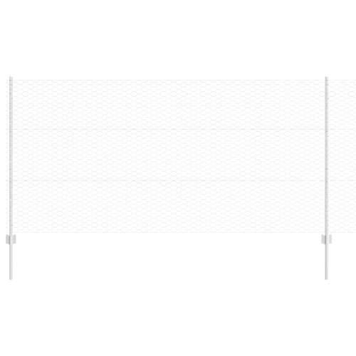 Set ograde za vrt Set od 2 Pocinčani čelik 25 x 1.2 m Izdržljivo Cijena