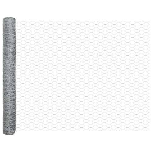 Set vrtnih ograda Set od 2 Pocinčani čelik 25 x 1,2 m Izdržljiv Cijena