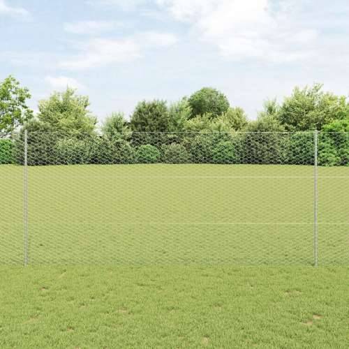posts za ogradu 22 kom U-kanal 140 cm Galvanizirani čelik, Šesterokutna ograda 1.4x25 m Galvanizirani čelik Cijena
