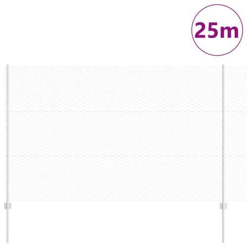 Heksagonalna ograda Set od 2 Pocinčani čelik 25 x 1.5 m Cijena