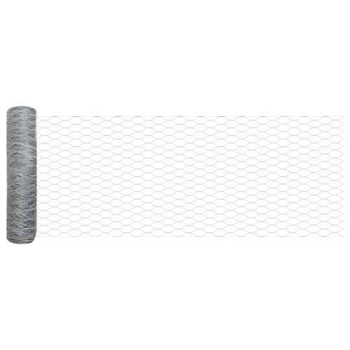 Ogradni stupovi 11 kom U-Channel 60 cm od galvaniziranog čelika, Šesterokutna ograda 0.5x50 m od galvaniziranog čelika Cijena