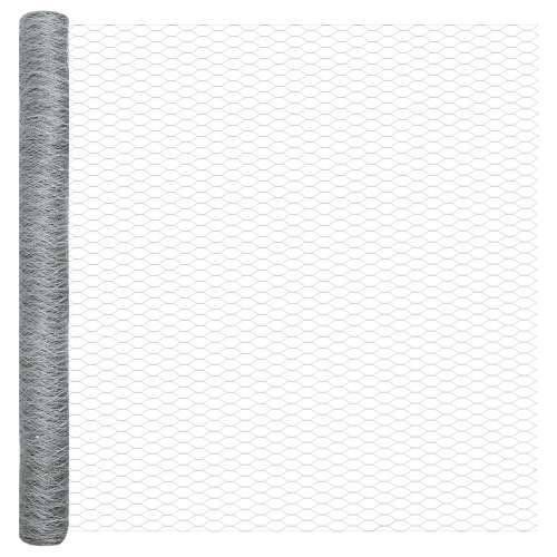 posts za ograde 22 kom U-kanal 160 cm pocinčana čelika, šesterokutna ograda 1.6x50 m pocinčana čelika Cijena