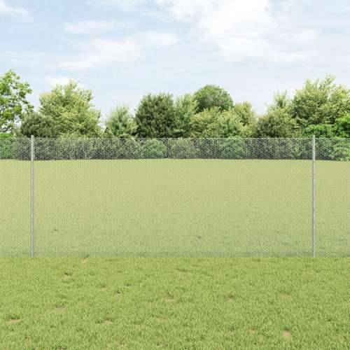 Stupovi za ograde 22 kom U-Channel 100 cm pocinčani čelik, Šesterokutna ograda 1x100 m pocinčani čelik Cijena