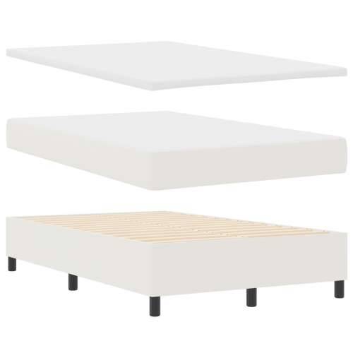 Krevet s box spring sustavom s kremastim madracem 120x200 cm Kordura tkanina Cijena