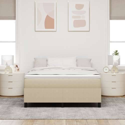 Box Spring Krevet s madracem svijetlozeleno sivo 140x200 cm kordna tkanina Cijena