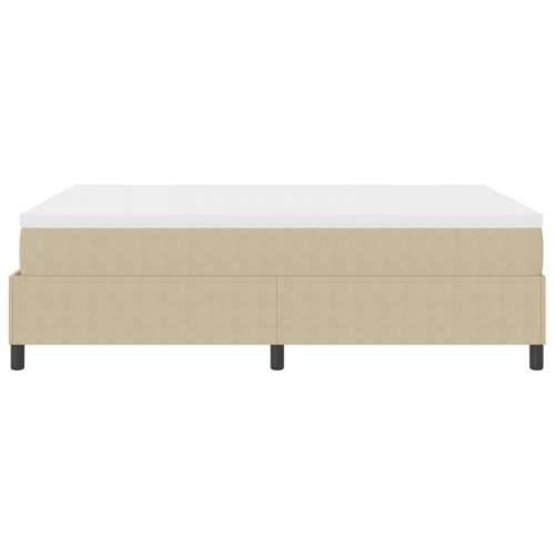 Box Spring Krevet s madracem svijetlozeleno sivo 140x200 cm kordna tkanina Cijena