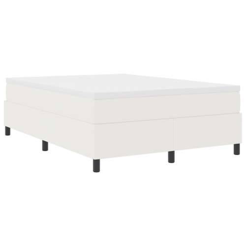 Box Spring Krevet s Madracem Krem 140x200 cm Corduroy Tkanina Cijena