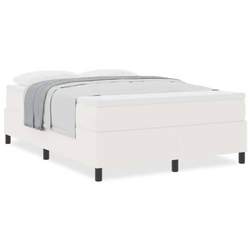 Box Spring Krevet s Madracem Krem 140x200 cm Corduroy Tkanina Cijena